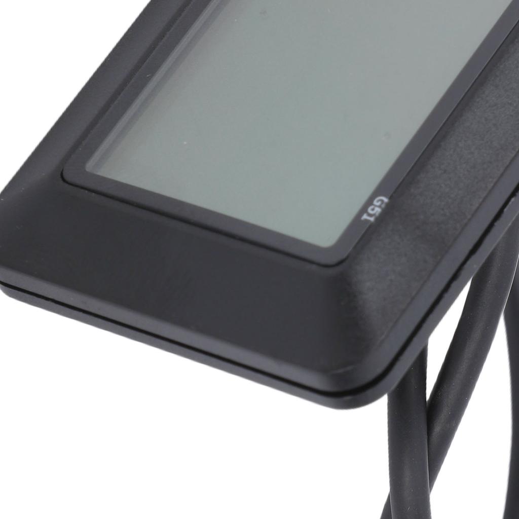 Panel de Pantalla LCD para Bicicleta Eléctrica con Conector Impermeable G51 6P Pantalla de Velocidad y Nivel de Batería para Scooter Ciclismo