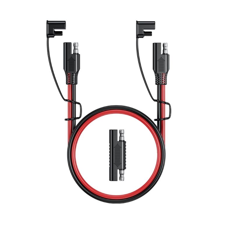 SAE To SAE Extension Cable Quickly Connectors Battery Charging Cable 16AWG Quick Connect Harness Plug Wire Enduring