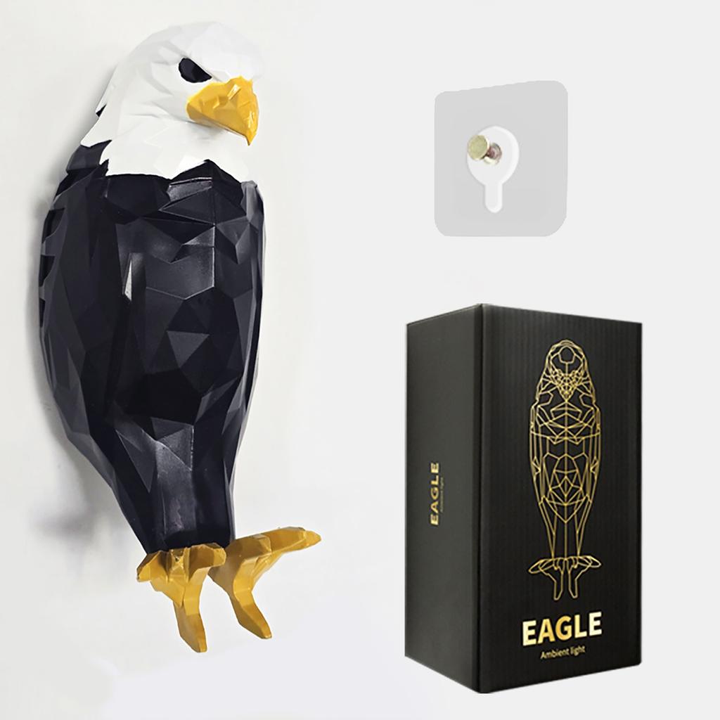 3D nástěnná lampa Eagle Shape Projector Moderní kreativní atmosféra Lampa Světlo 3D tisk Body Animal Lighting Luster Halloween Vánoce