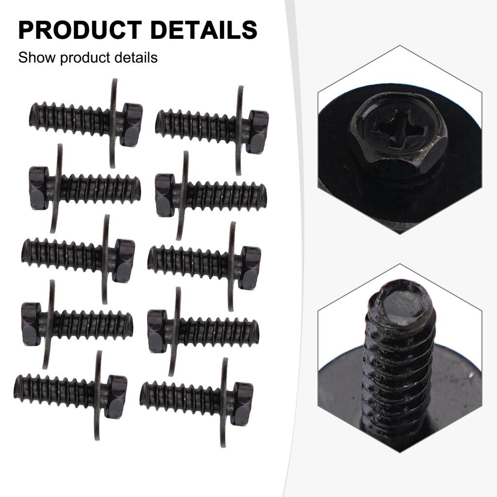 10PCS For Mazda CX-5 9CF600516B Hex Splash Baffle Bolt Bumper Retainer Screw