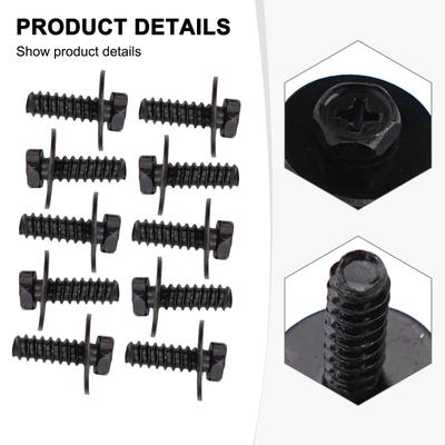 10 PZ Per Mazda CX-5 9CF600516B Bullone Esagonale Paraspruzzi Vite di Fissaggio Paraurti