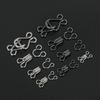 10 Pairs Metal Invisible Garment Hook Jeans Pants Skirts Adjust Clasp Decoration Buttons Diy Sewing Crafts Accessories