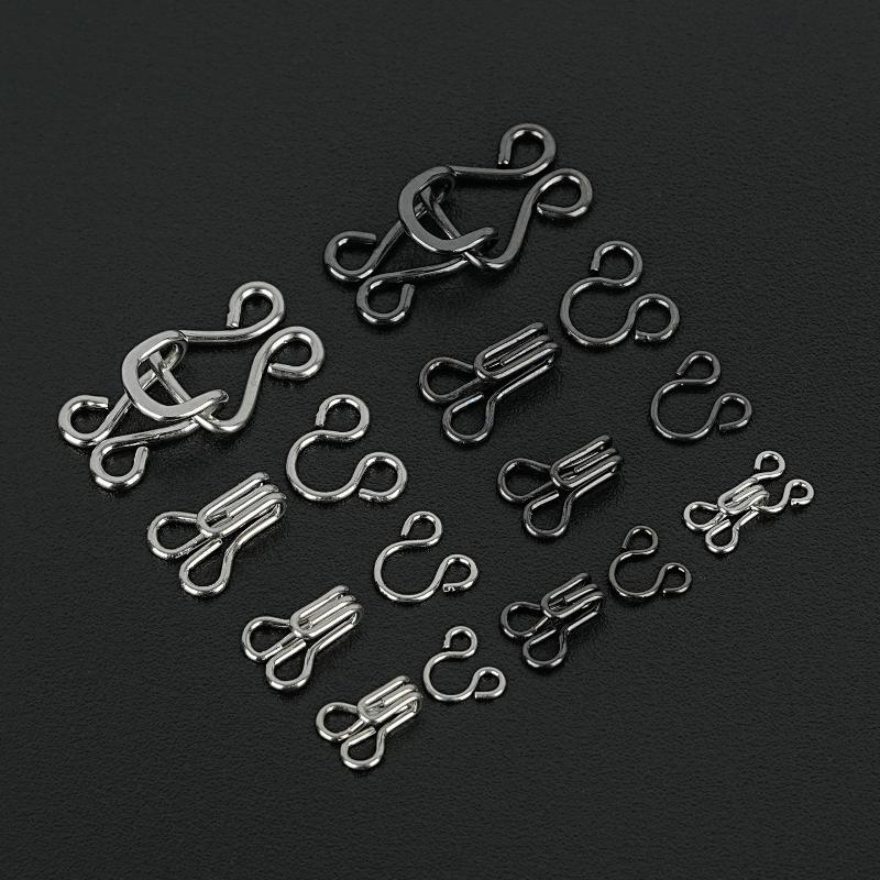 10 Pairs Metal Invisible Garment Hook Jeans Pants Skirts Adjust Clasp Decoration Buttons Diy Sewing Crafts Accessories