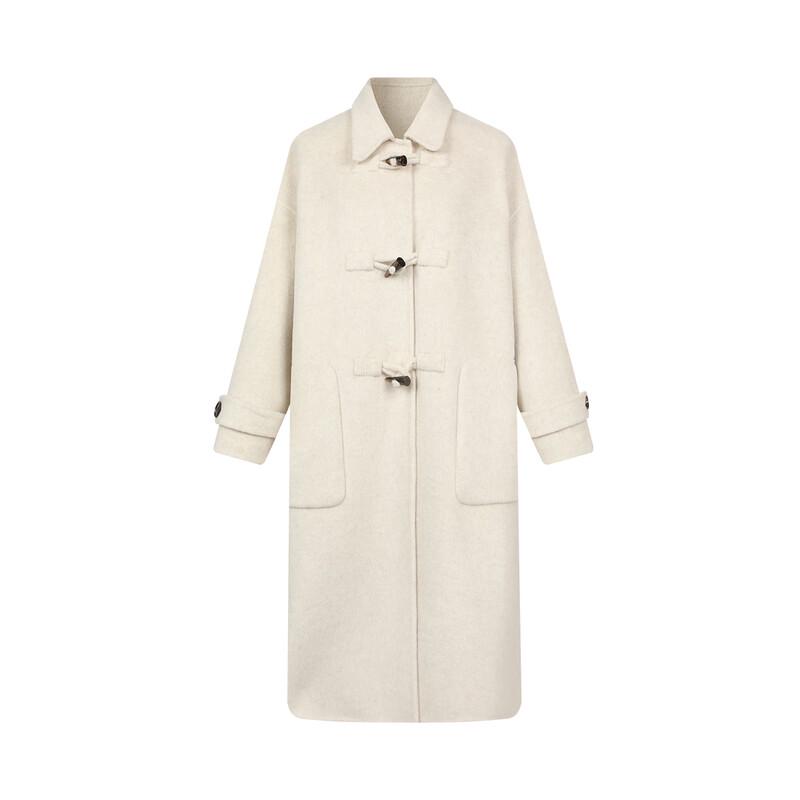 FivePlus Women's Retro Wool Blend Long Coat