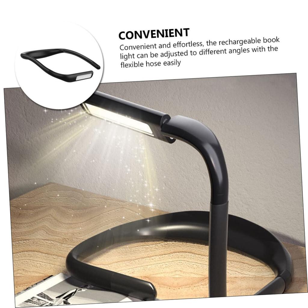 Eye protection reading light, neck LED night light, portable USB charging small table lamp, dual-use for charging and plugging
