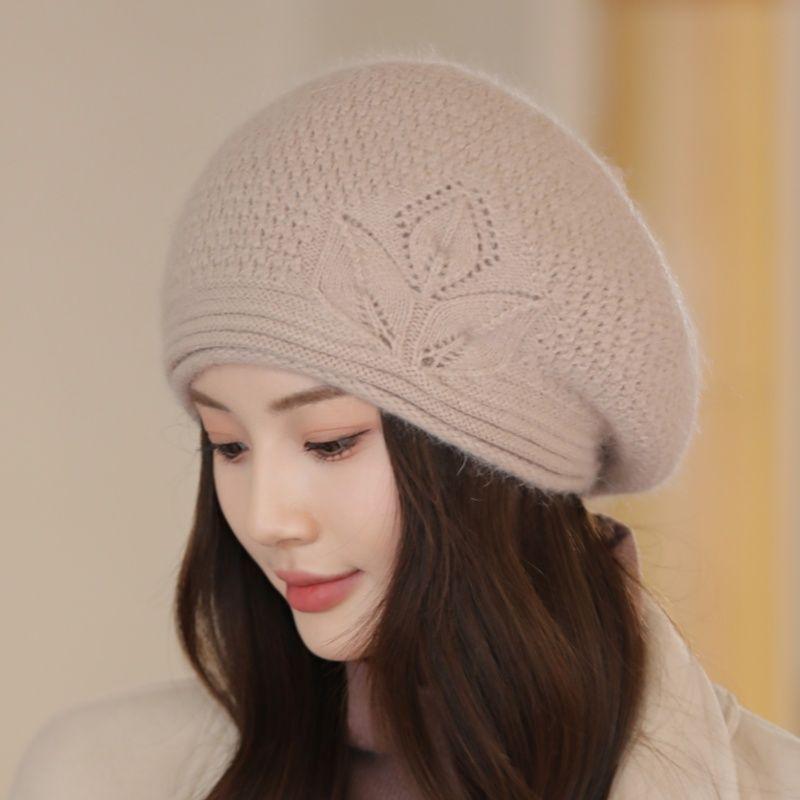 

Мешковатые мешковатые шапки женские зимние теплые вязаные шапки классические шапки-бини шапки шерстяные шапки-ушанки береты ONE SIZE