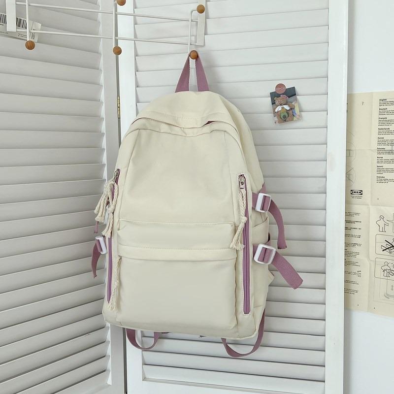 School bag female college student backpack new large capacity junior high school student cute backpack female versatile