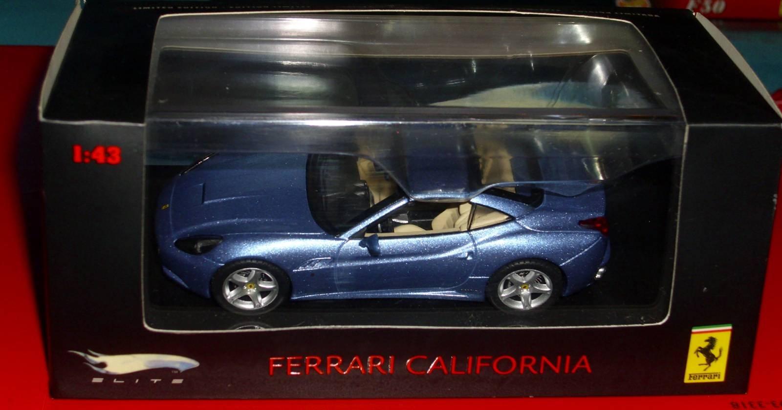 

MATTEL DL Ferrari California Elite Finished Product 1/43 (Blue) синий