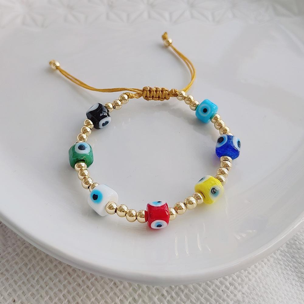 KKBEAD Evil Eye Bracelet Protection Jewelry for Women Lucky Red Thread Multilayer Bracelets Red Crystal Beaded Pulseras