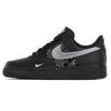 Air Force 1 Slip Resistant Abrasion Resistant Low Top Skateboard Shoes Unisex Black White FZ0627-010(Team210-)