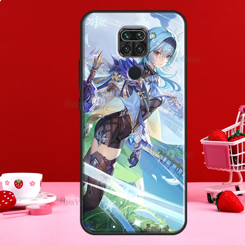 Genshin Impact Eula Case For Xiaomi Redmi Note 11 10 9 8 12 Pro Plus 12S 11S 10S Cover For Redmi 12C 10C 10A 9C