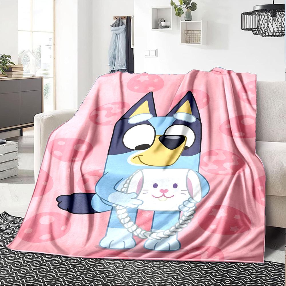 1pc B-Blucy Blanket, Gift, for Men and Women, Soft Blanket, Good for Sofa Bed Couch Travel, Lightweight Flannel Blanket
