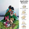 1pc Minnie Mouse & Friends Jungle Adventure Throw Blanket Home Decor, Couch Cover, Outdoor, Gift for Friends, Bedroom, Living Room, Travel
