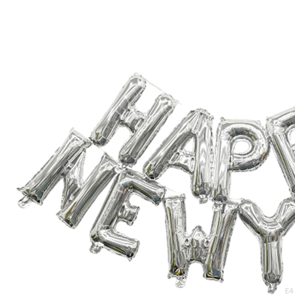 Happy Year-Ballon-Aluminiumfilm-Cartoon-Hängebanner für die Haustür