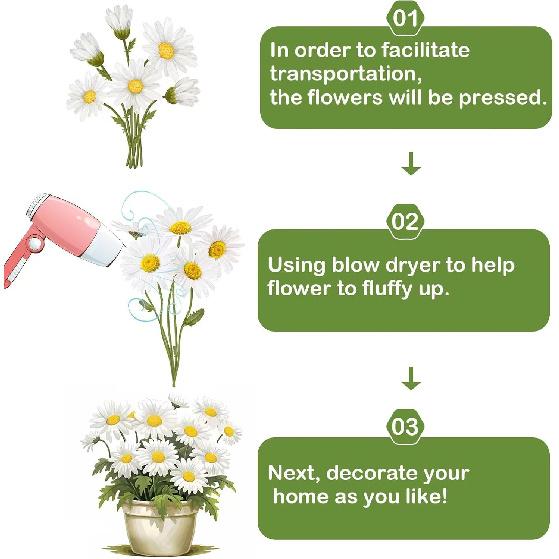 Hananona 10 Pcs Artificial Daffodils Flowers Narcissus Faux Spring Flowers Fake Silk Daffodil Flower Arrangement for Indoor Outdoor Home Wedding