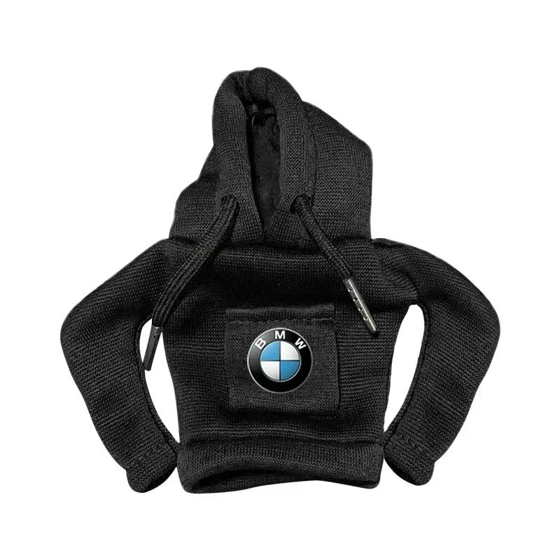 Hoodie Car Gear Car Shift Lever Cover Car Gear Shift Knob Styling For BMW M M3 M4 M5 F20 E28 E36 E39 E46 E91 Performance X1 X2