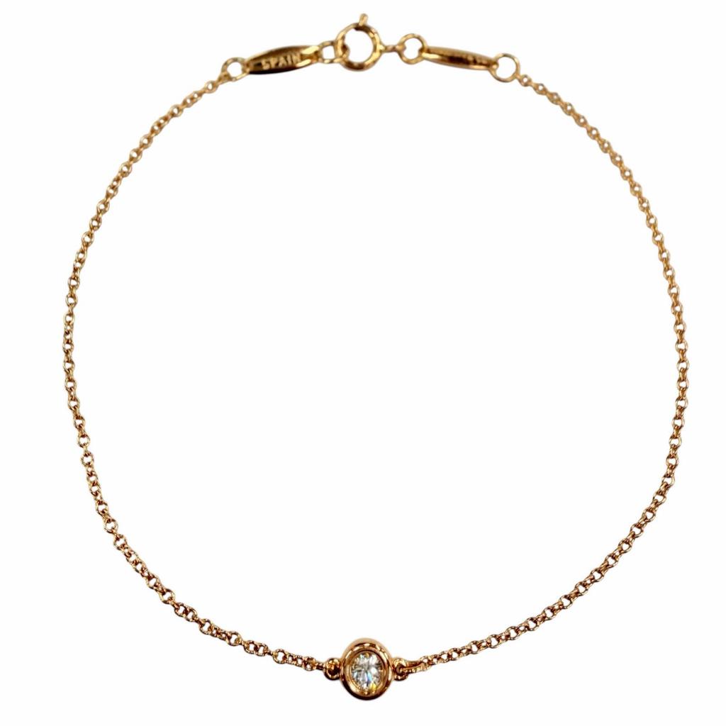 Great TIFFANY&Co. bracelet El Saperetti Pink gold 750 Women Used