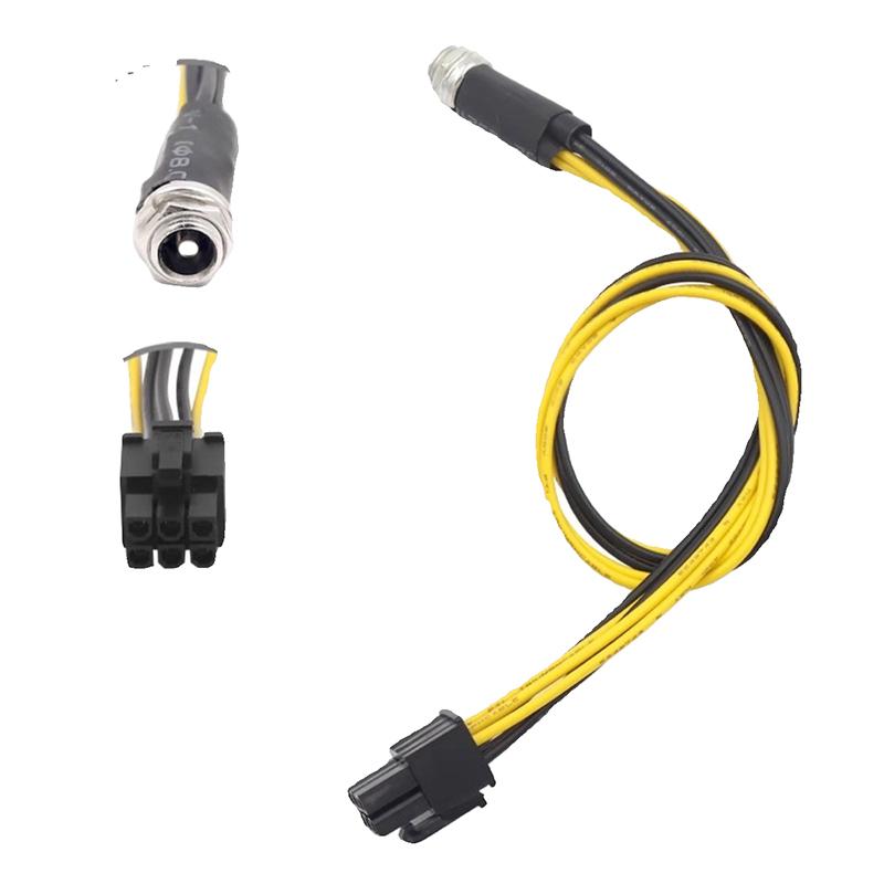 

Computer Mainboard Cpu 6Pin Power Supply Cable Dc5521 To 6Pin 6Pins Cpu Connector Cord External 18Awg