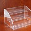 Cosmetics Storage Rack Acrylic Display Stand Dressing Table Multi Layer Organizational Shelves Desktop Ladder Type Showcase Box