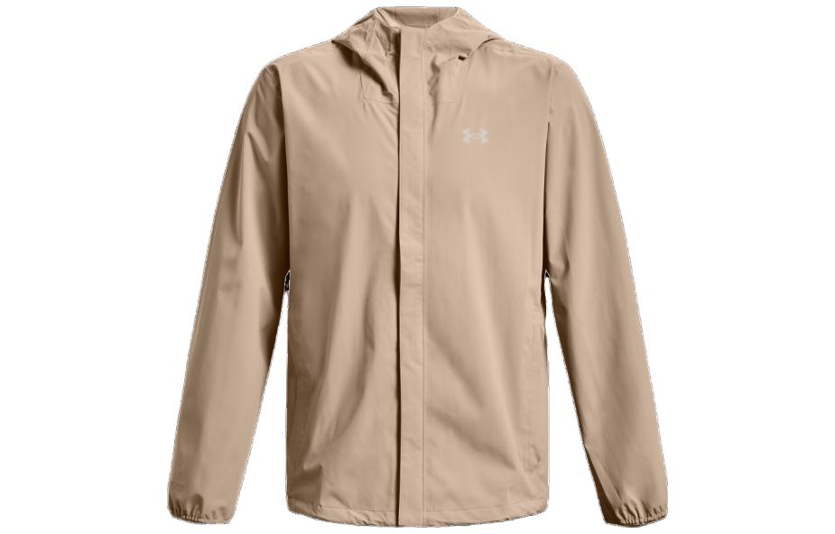 Under Armour Stormproof Jackets Men s Desert Brown Hooded Moderate Other 1376066-236 L