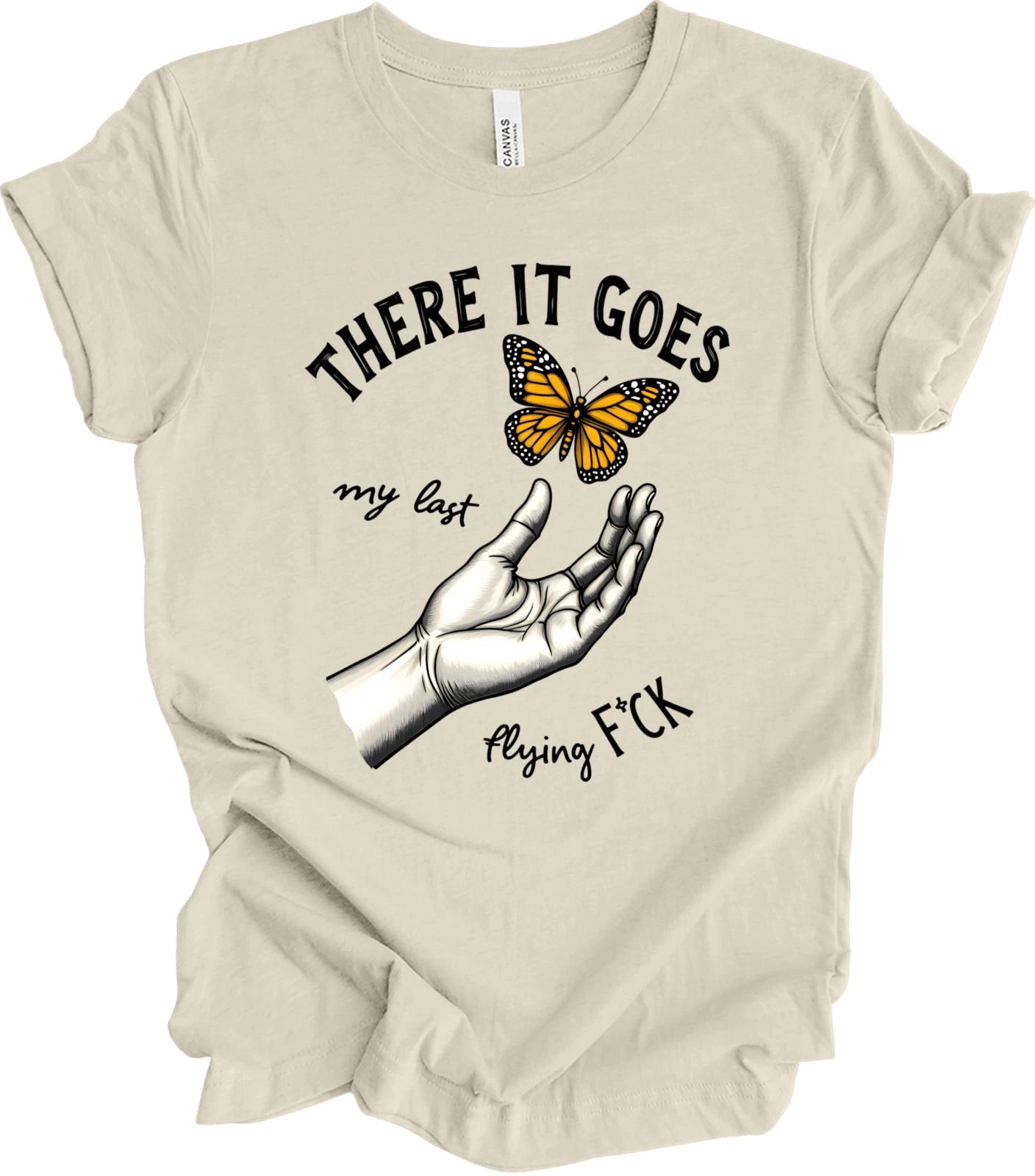 

Vintage Butterfly Art with Funny Bold Quote – Witty Distressed Aesthet... T-shir 4XL