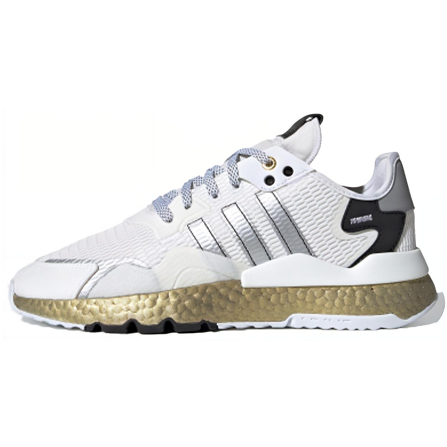 adidas Nite Jogger White Gold Metallic Men s FW6147 EU 44⅔