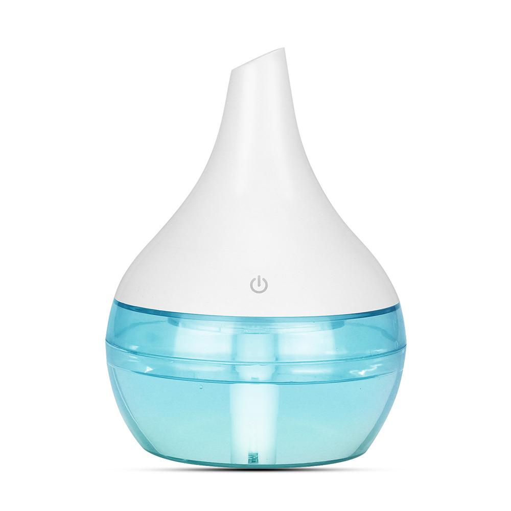 Air Humidifier Mini Ultrasonic USB Essential Oil Diffuser Purifier Aroma Anion 300ML Mist Maker for Home Car with LED Night Lamp