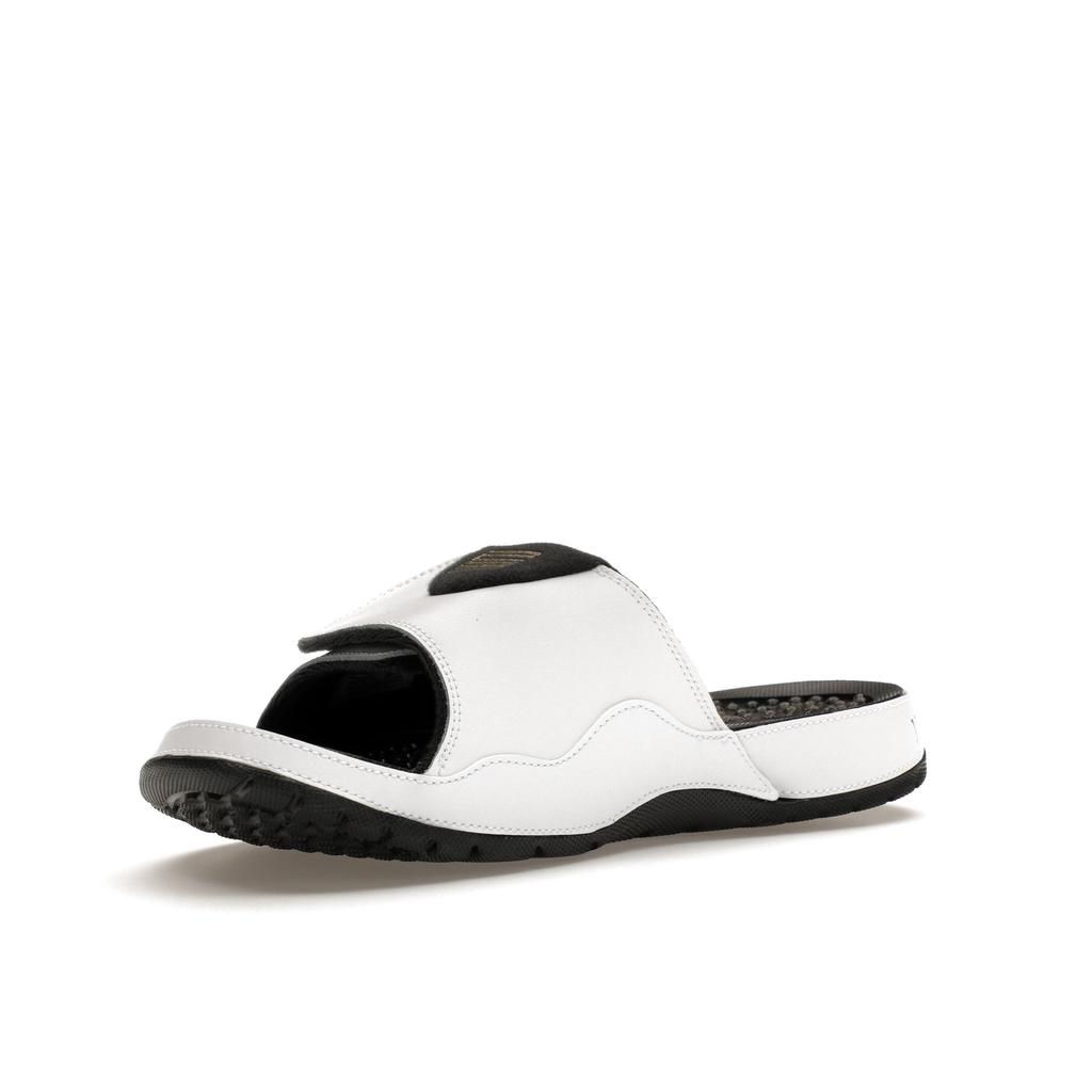 Jordan Hydro 11 Slide White Black Gold  Men's Sandals FN2452-170
