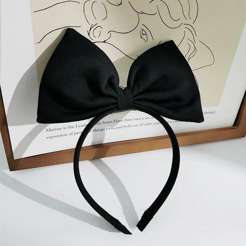 

2023 Новый год и Рождество Красная бархатная повязка с бантом - Праздничный аксессуар для волос для женщин и детей