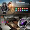 New Adventure GPS Map Navigation Smart Watch AMOLED Screen 10ATM Waterproof Clock Compass Flashlight BT Call Smartwatch Men