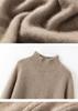 Women's Cashmere Knit Long Sleeve Base Layer - Soft, Warm, and Skin-Friendly for Autumn/Winter