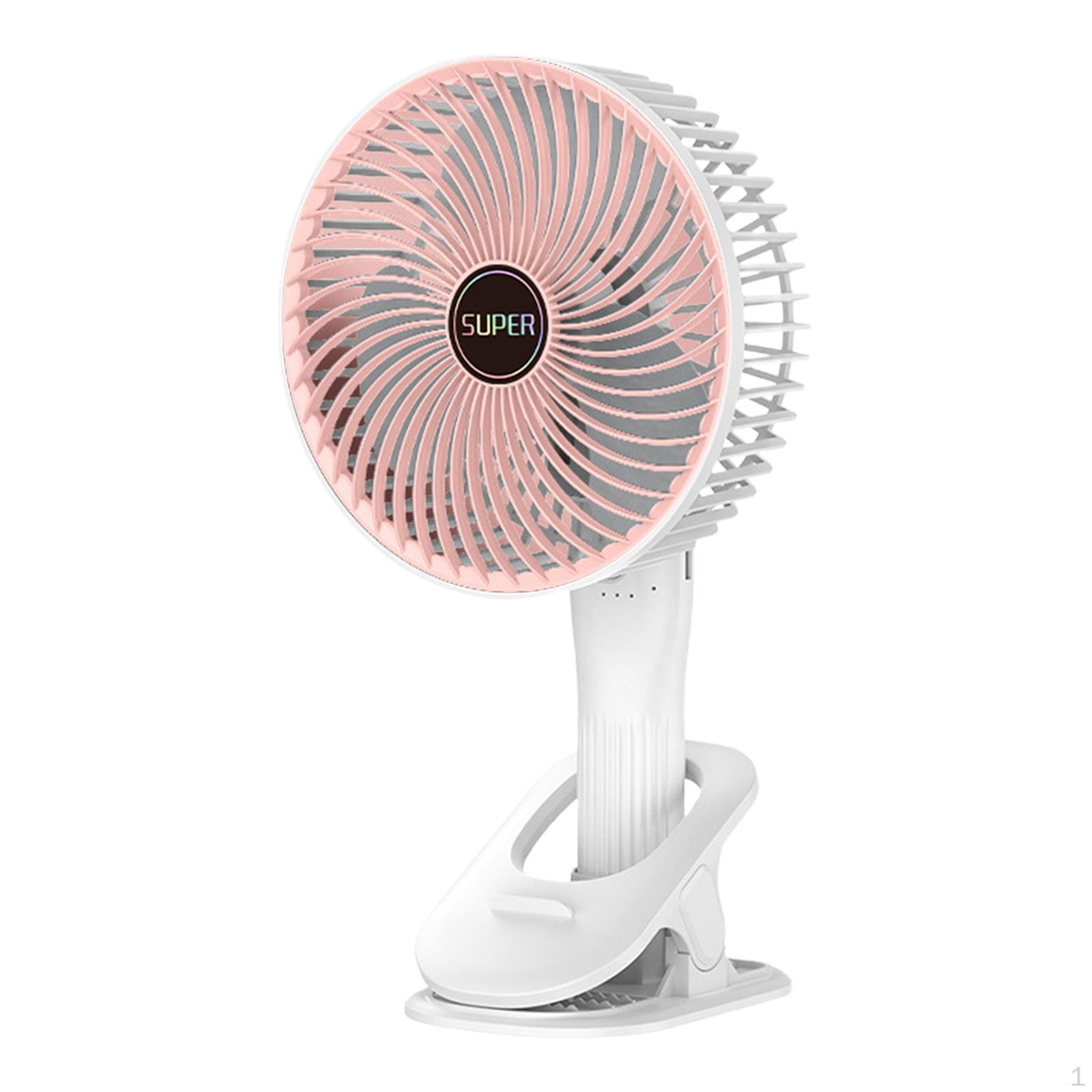 

Компактный портативный мини-вентилятор с 3 скоростями для домашнего офиса и путешествий розовый