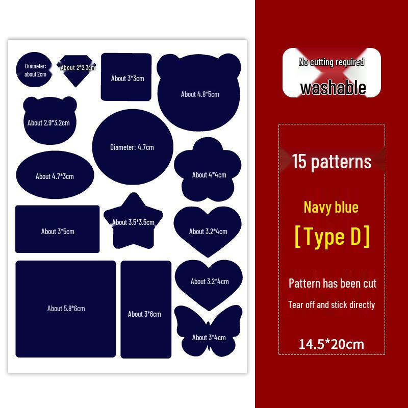 16-Color Self-Adhesive Seamless Repair Patch for Clothes and Jackets