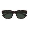 GUCCI Full Frame Design Injection Molded Square Sunglasses Men's Tortoiseshell