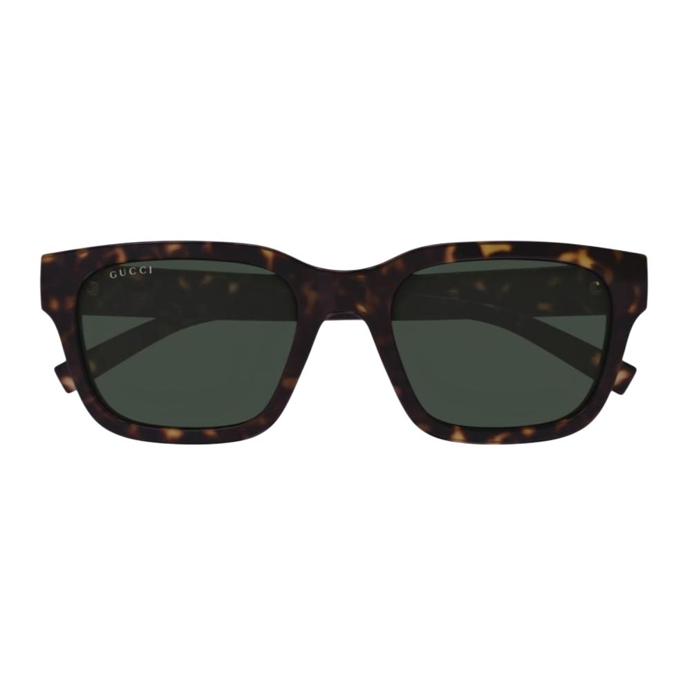 GUCCI Full Frame Design Injection Molded Square Sunglasses Men's Tortoiseshell