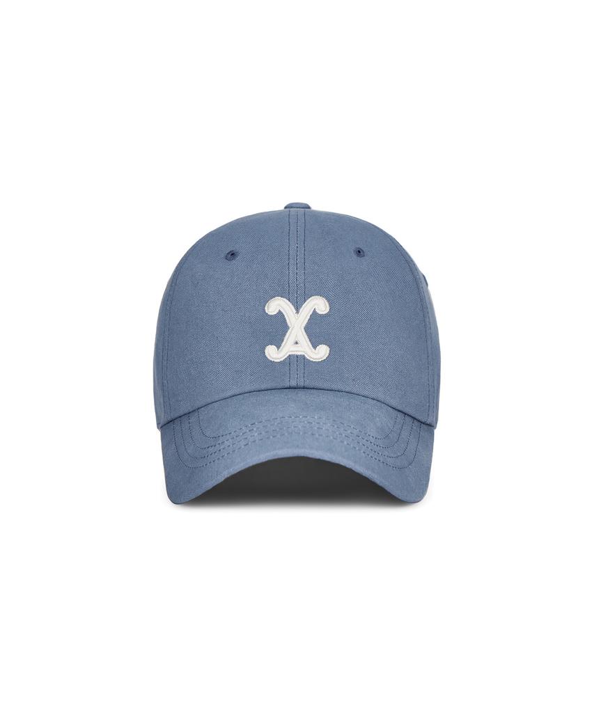 Bajal Va Curved 3D Logo Ball Cap Blue