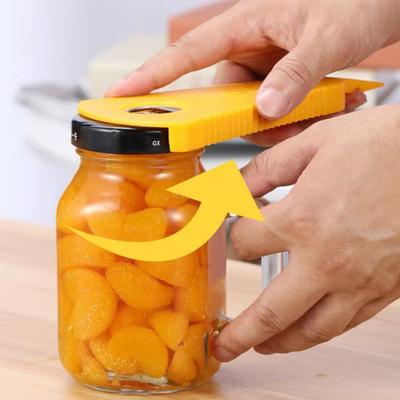 Apriscatole Apribottiglie Leggero Risparmio di Fatica Plastica Multiuso Barattolo Antiscivolo Apribottiglie per Cucina