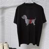 2025 New Models Summer European and American Fashion Big-name Printed Pure Cotton T-shirt Loose and Comfortable Hot-selling