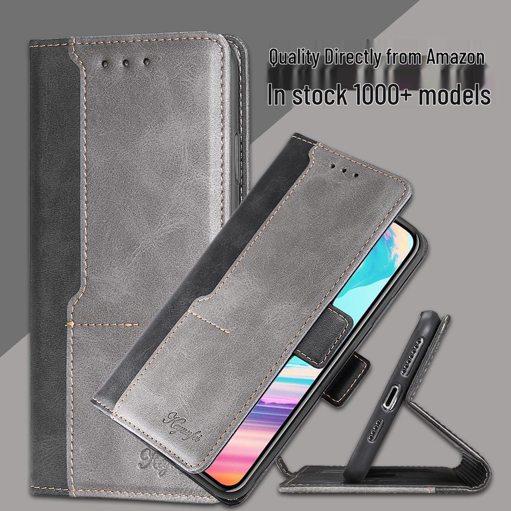 Compatible Leather Flip Case for Google Pixel 5, 8 Pro, 4a, 3a with Card Slot