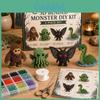 Kleines 3D-Tier-Bastelset mit Perlen und Kunststoffmaterialien für DIY-Tierdekoration und Kinderkreativität