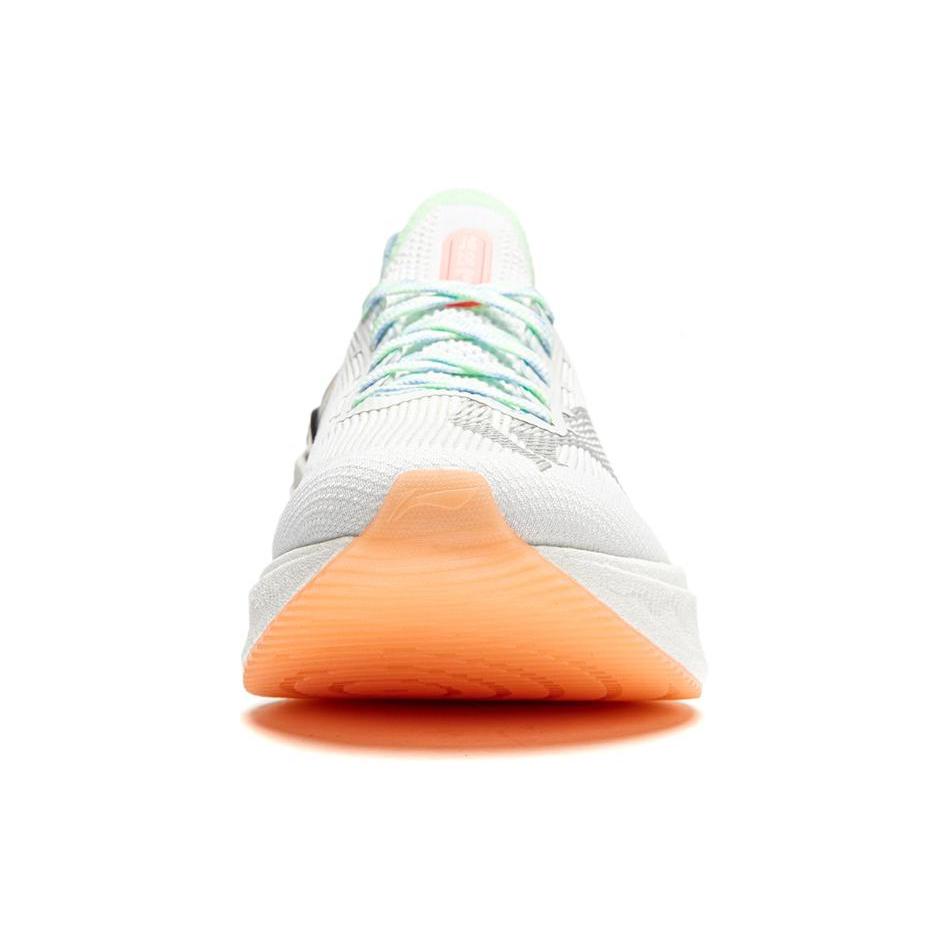 Li Ning YueYing 3.0 Pro Cushioning Slip Resistant Abrasion Resistant Rebound Low top Running Shoes Men's White Green ARHU001-8