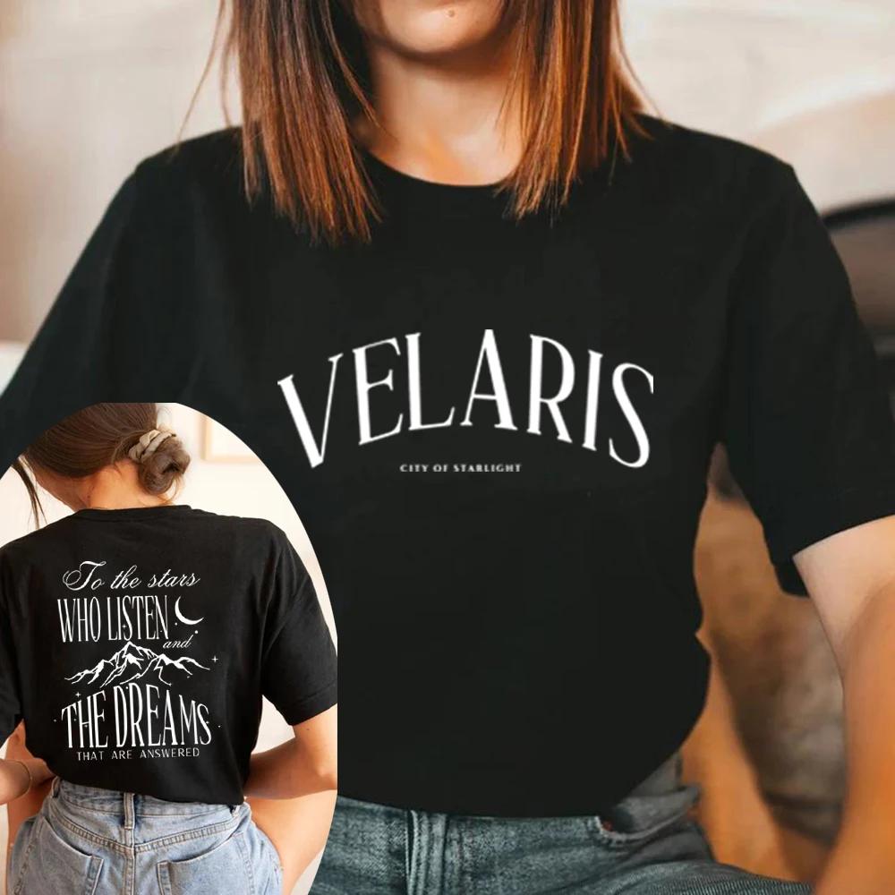 Velaris City of Starlight Acotar Shirt The Night Court TShirt Unisex Short Sleeve Tshirts SJM Merch Graphic Tees Bookish Gift