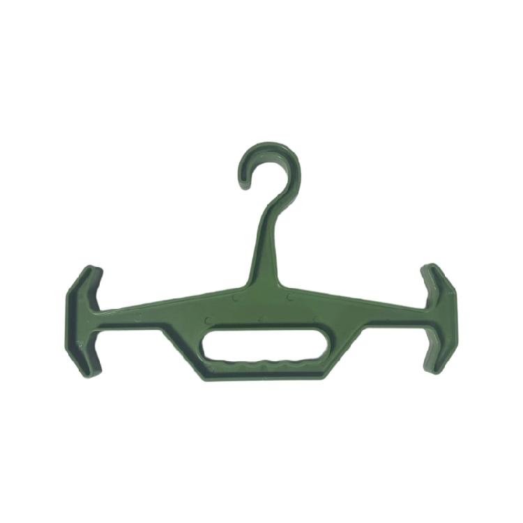 Small Folding Utility Hanger Vest Hanger Plastic Texture Perfect for Travel Storage of Thicken Coat and Adventure Gear