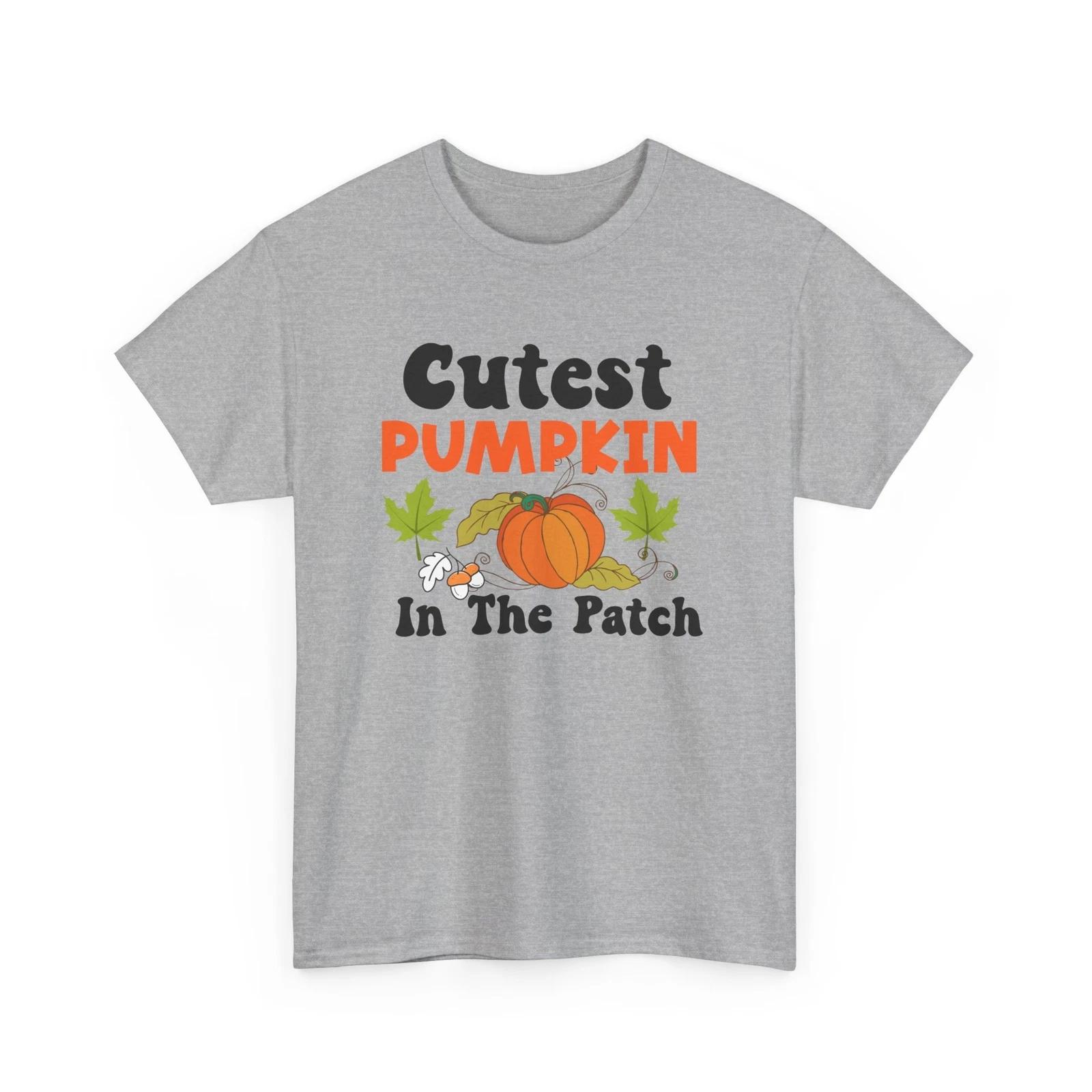 Fall Aesthetic T-Shirt | Autumn Leaves Pumpkin | Cutest Pumpkin In The Patch L