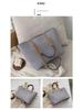 2025 Spring/Fall Women's Large Capacity Korean Style Chain Shoulder Tote - Fashionable, Versatile, Commute Bag