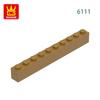 Non-Toxic 25Pcs/Lot 6111 Thick 1X10 Basic Building Blocks Classic Construction Accessories Compatible With Brick Children Gift Box