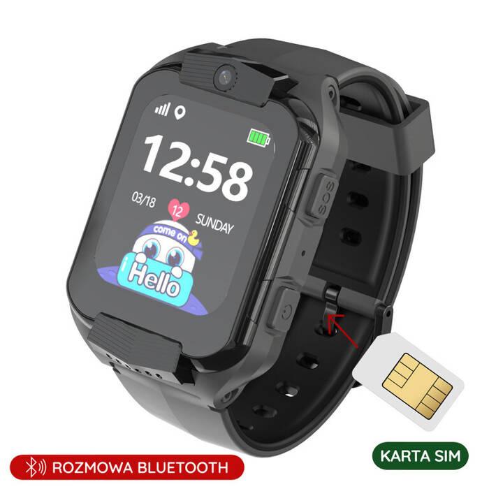 Smartwatch Dziecięcy Pacific 32-1 Kids - Black (Sy028A)