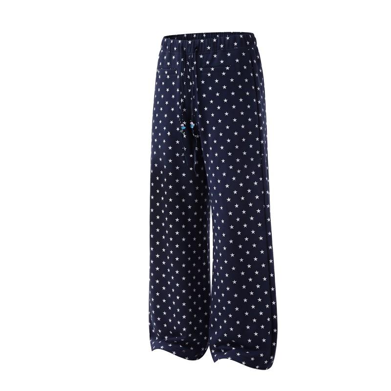 Magic Bear 2026 American Vintage Star Print Sweatpants Loose Straight Leg Wide Casual Pants