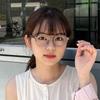 SBKA Ted2-C02 Round Horn-Rimmed Glasses (Blue Light Blocking)