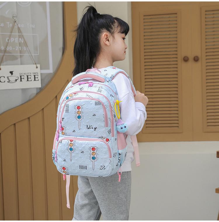 Kawaii School Backpack for Girls Elementary School bag for students Children Gift Pink Purple Bookbag primary schoolbag mochilas